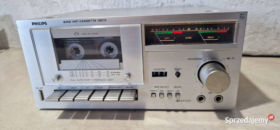 Magnetofon Philips 6312 HIFI STEREO CASSETTE wielkopolskie sprzedam