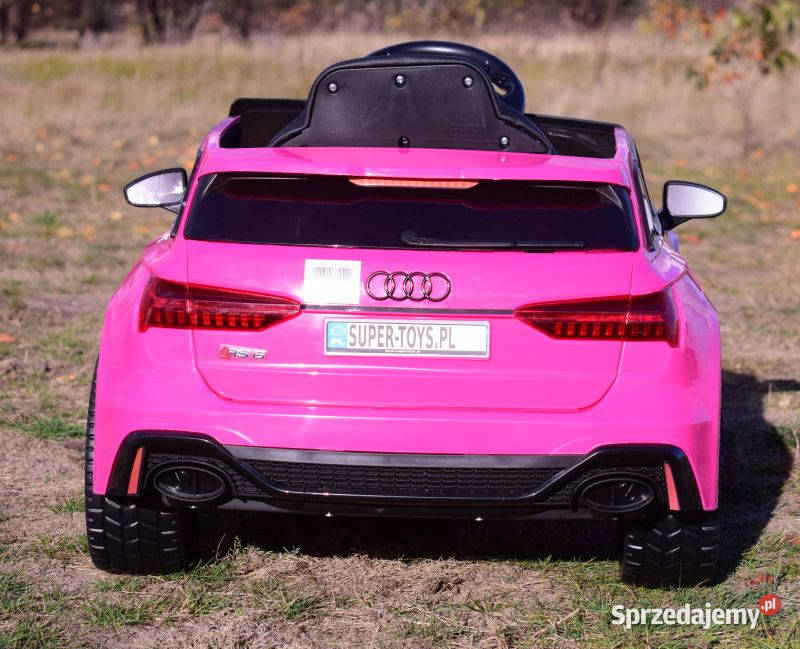 BAWIBUS Auto samochód na akumulator różowe Audi