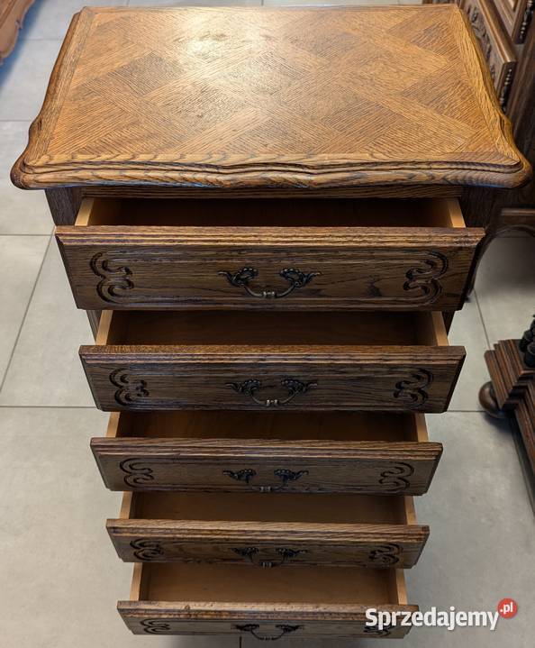 Dębowa szyfonierakomoda ludwikowska sklep Dąbrowa Górnicza sprzedam