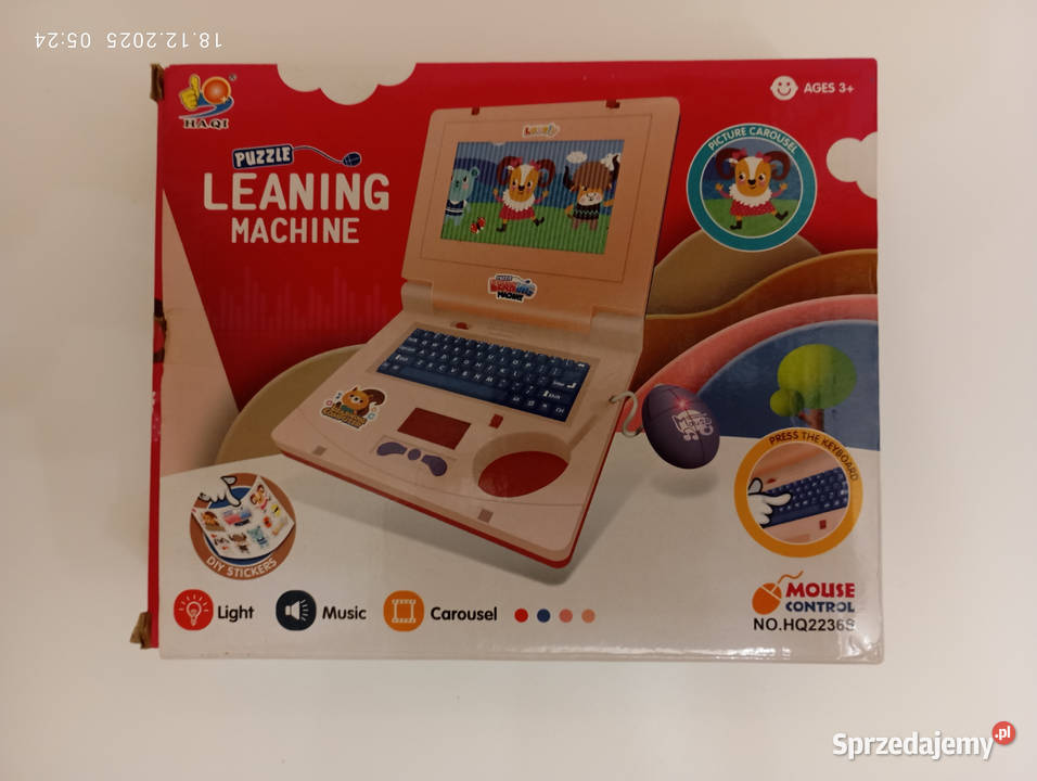 Laptop dzieciLearning Machine Zabawka edukacyjna 3 lata+ podlaskie Białystok