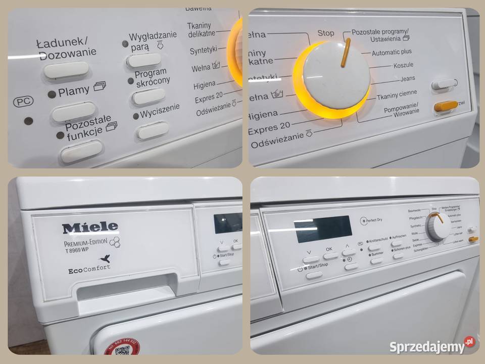 Zestaw Miele Pralka W 5967 z dozowaniem suszarka wolnostojące Wrocław