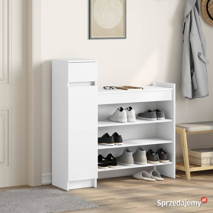 Szafka na buty biała 1005x28x100 materiał Szafki Warszawa