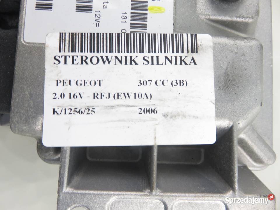 STEROWNIK PEUGEOT 307 20 16V RFJ 9660774680 małopolskie