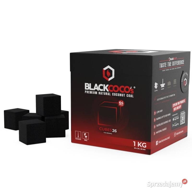 Blackcocos Cubes26 The Orginal Węgiel Kokosowy łódzkie Łódź