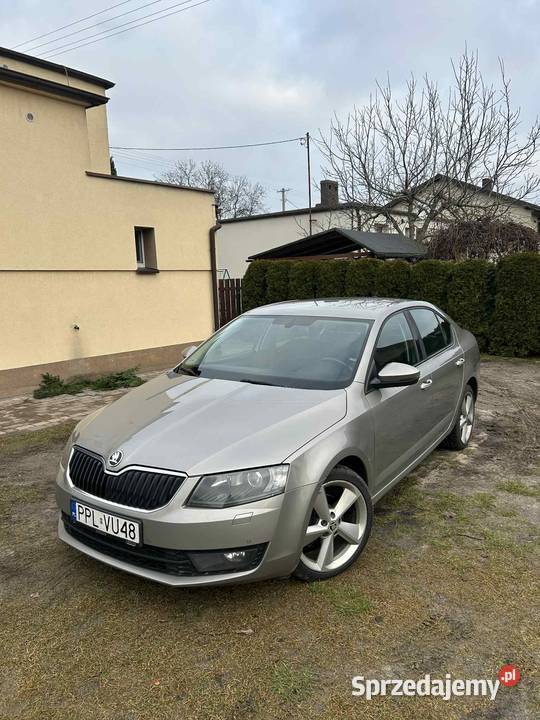 Skoda Octavia III beżowy wielkopolskie Grab