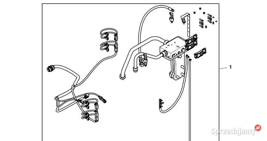 John Deere 9470RX Zestaw zaworów BRE10425 Zawór Jastrzębniki