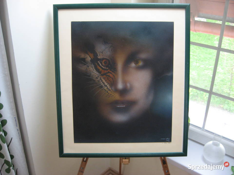 Obraz Mieczysław Sołtys 1985 dolnośląskie Długopole Dolne