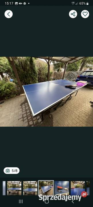 Stol do pinponga aluminiowy zrwnetrzny Kettler Śrem