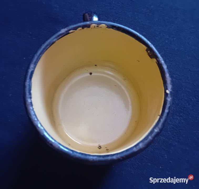 Kubek emaliowany Silesia Rybnik sygnowany Poj sprzedam