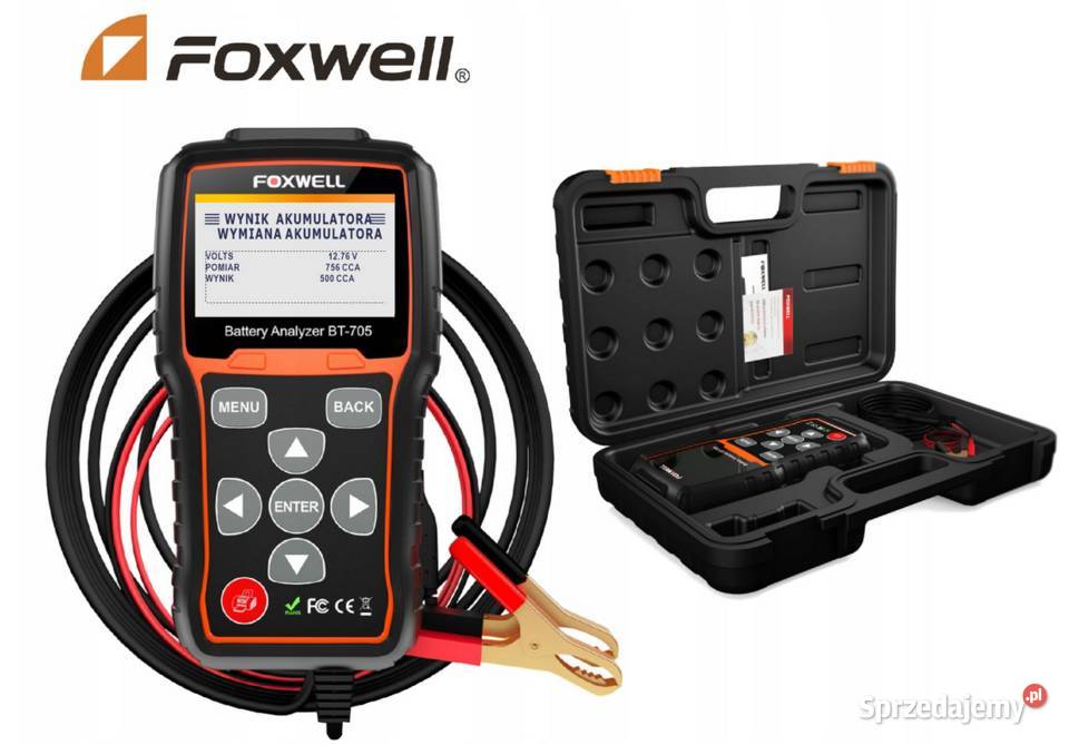 FOXWELL BT 715 Tester diagnostyczny Ekran LCD lubuskie Gorzów Wielkopolski