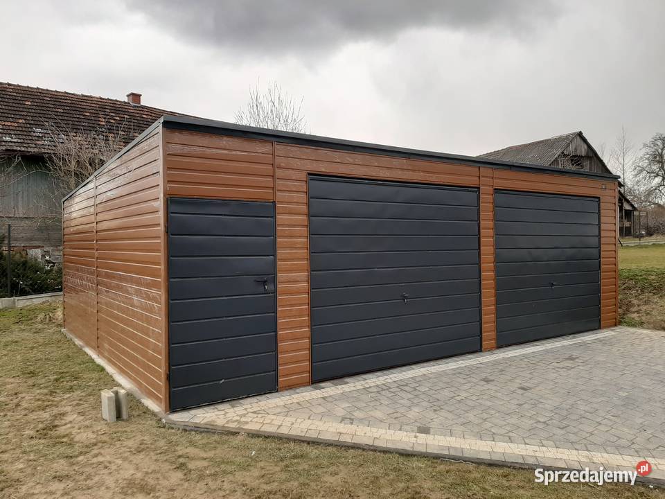 A15ZŁOTY DĄB Garaż Blaszany 6x6 Blaszak Montaż Sprzedaż wielkopolskie Września