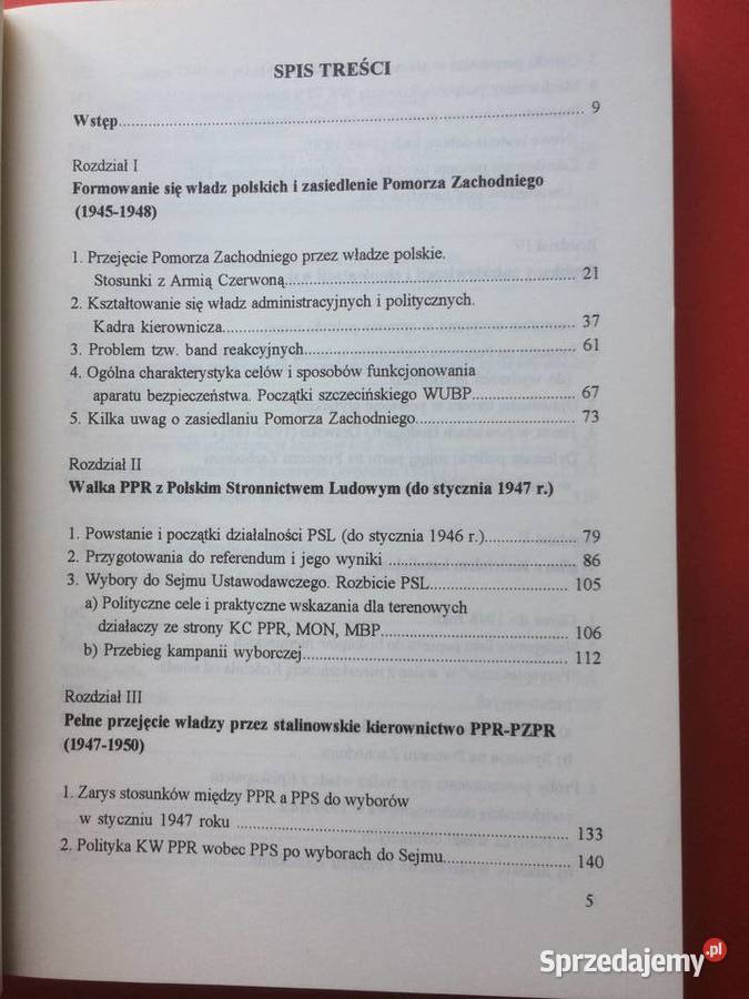 3140 Władza Polityczna Na Pomorzu Zachodnim Antykwariat Antykwariat
