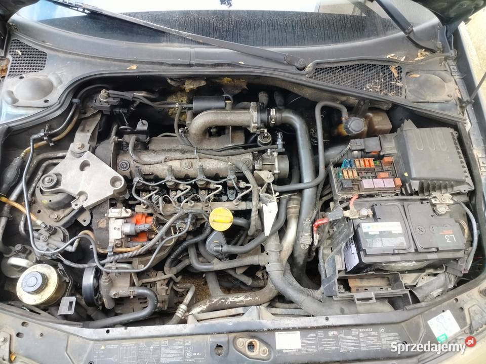 RENULAT LAGUNA 19dci 2004 uszkodzona karta Augustów sprzedam