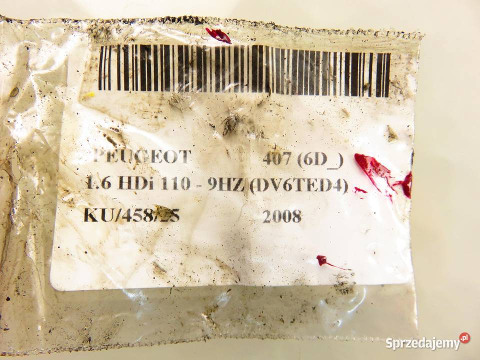 WTRYSKIWACZ PEUGEOT 407 6D 16 HDi 110 9HZ
