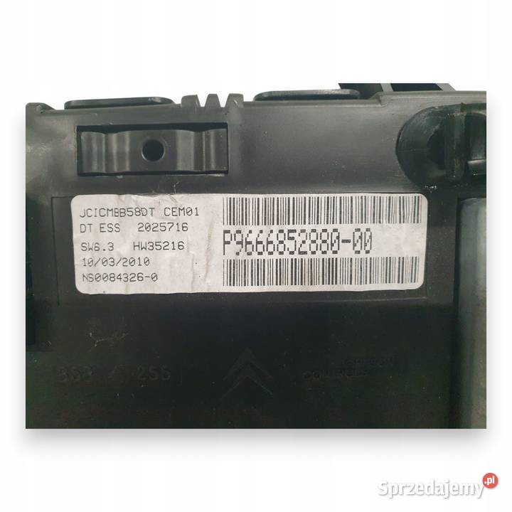 LICZNIK ZEGARY P9666852880 Citroen C4 I Picasso Chełm