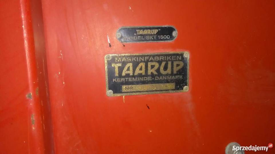 Sieczkarnia do słomy taarup Krzczonów Drugi