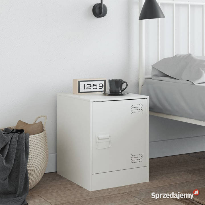 Szafka nocna biała 345x39x44 stal WM841617 Warszawa
