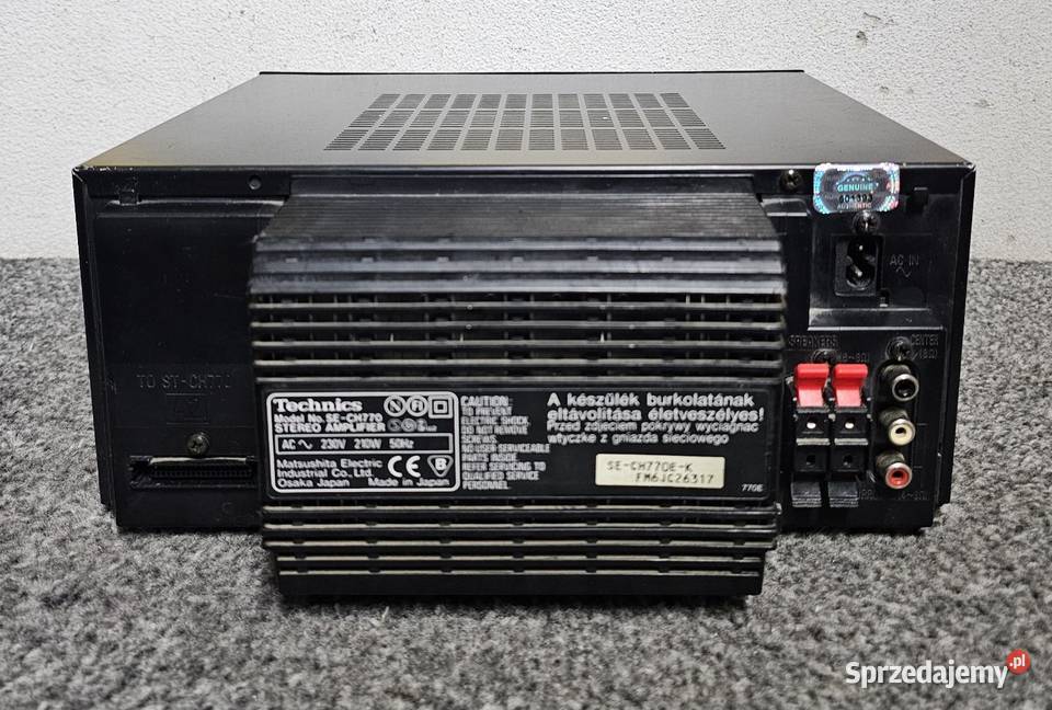 Wzmacniacz stereo Technics SECH770 małopolskie