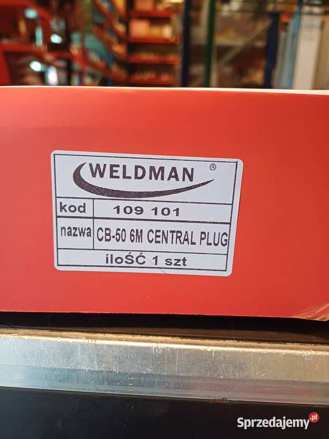 Uchwyt PLASMA 50 centralny wtyk 6 m CB50 Sieradz