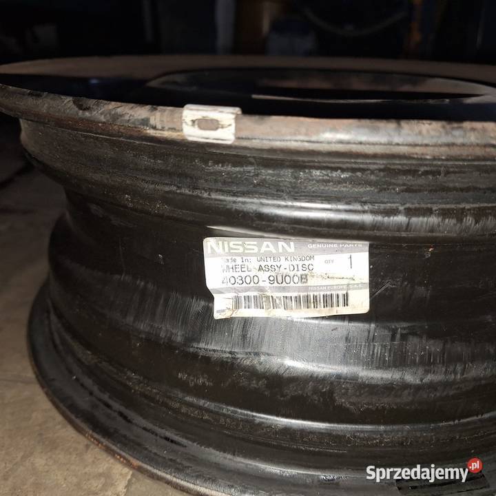 Felgi stalowe nissan noute micra r15 Wrocław