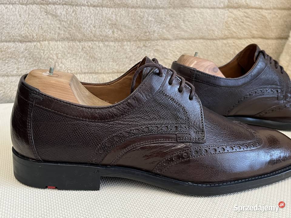 Lloyd brązowe męskie oxfordy brogues ze skóry 95 inna śląskie Jastrzębie-Zdrój