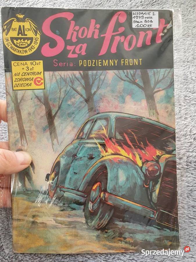 Podziemny Front Skok Front wydanie 2 1979 komiks Gdynia