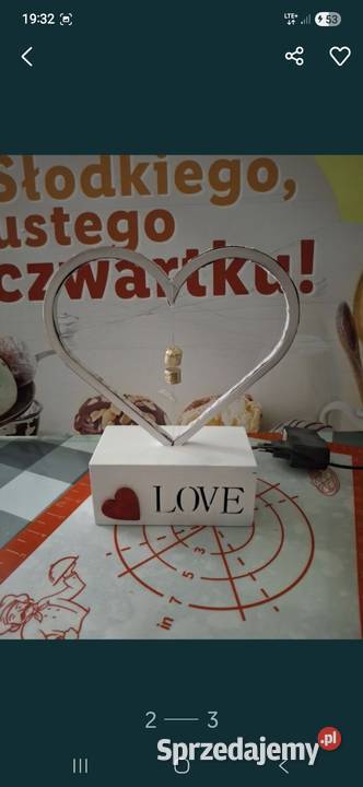 Lampa serce led łódzkie Łódź sprzedam