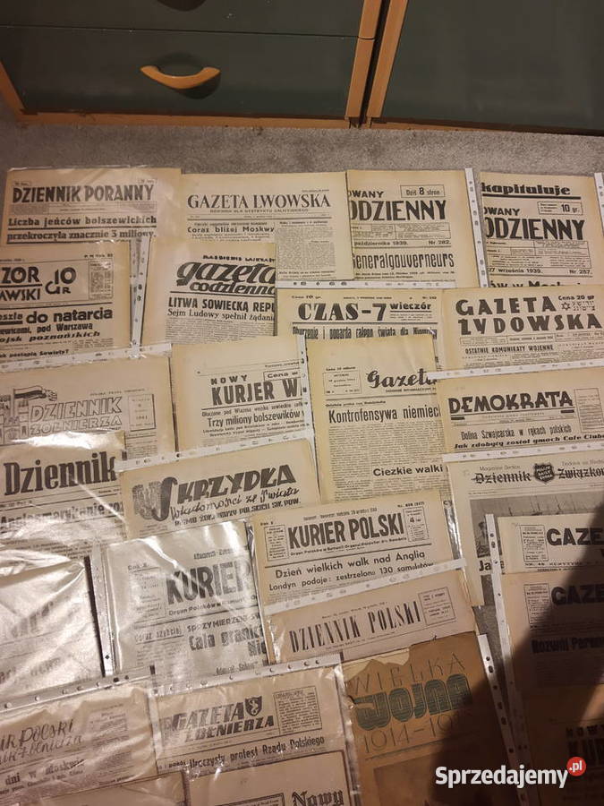 Gazety PRL 1939r orginalne Kampinos