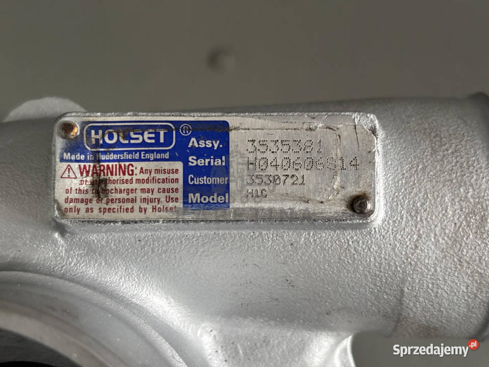 Holset Turbosprężarka 3535381 3522900 171270