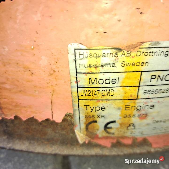 Kosiarka jonsered LM 2147 CMD czesci Jabłonowo Pomorskie sprzedam