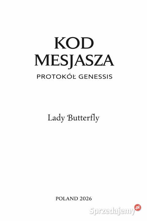 KOD MESJASZA PROTOKÓŁ GENESIS EBOOK PDF Warszawa