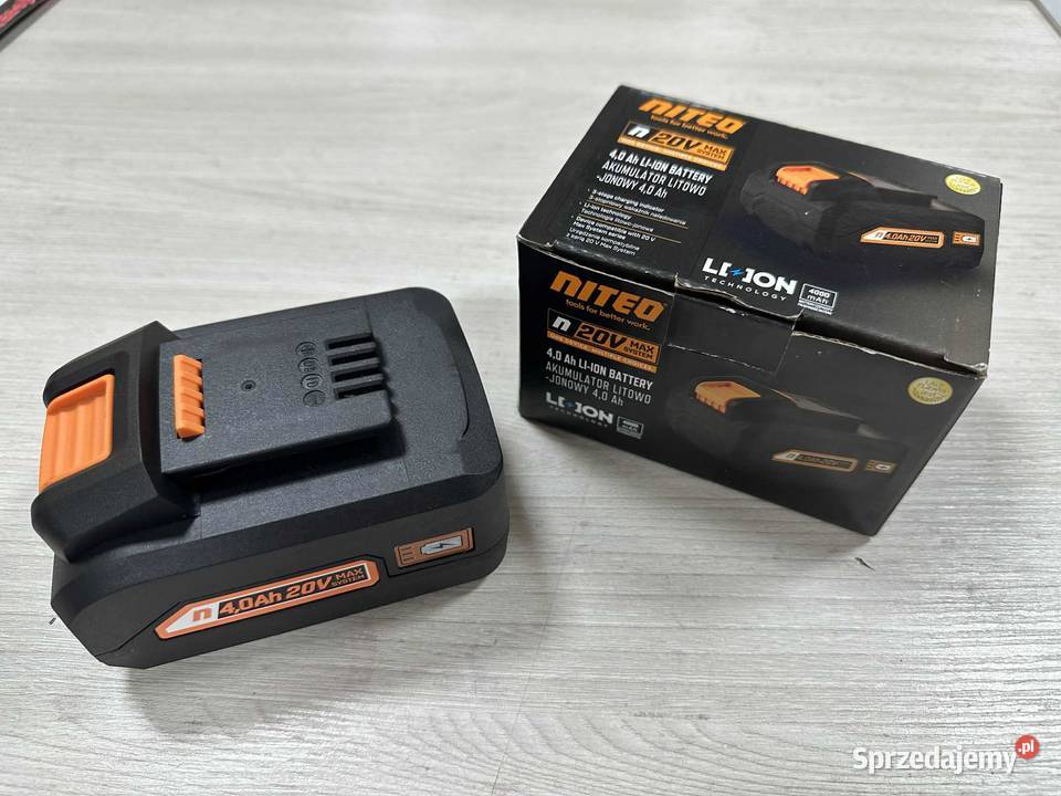 Akumulator LiIon Niteo Tools 20 V 4 Ah Elbląg