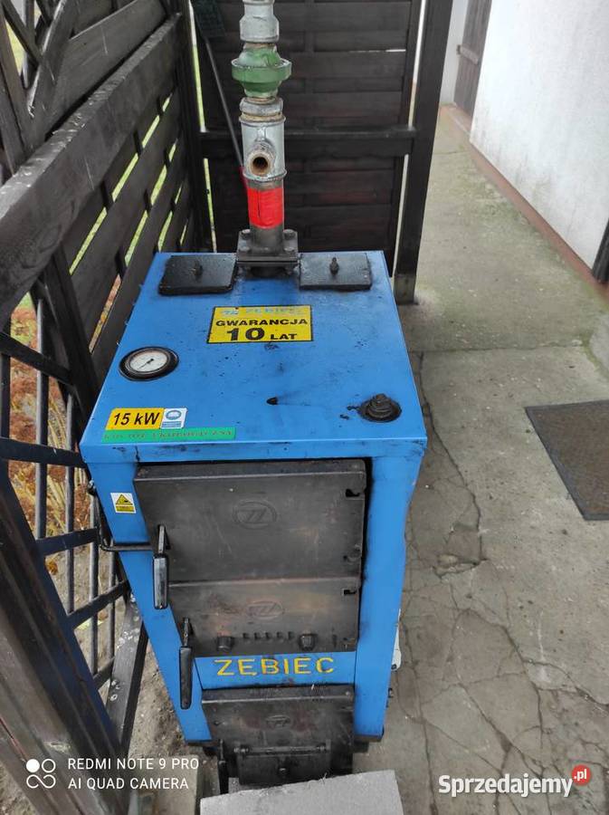 Piec Zębiec 15 kW Sprawny wielkopolskie Murowana Goślina sprzedam
