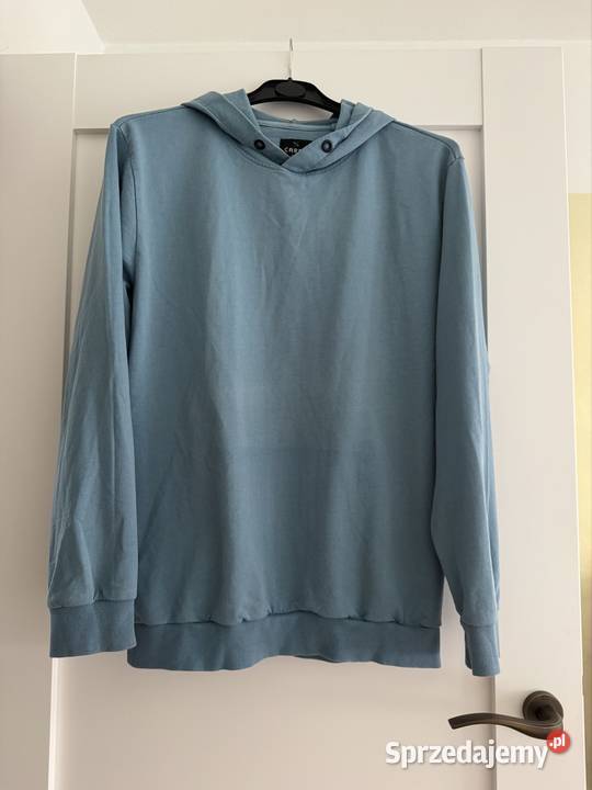 Bluza męska M Carry niebieska z kapturem z Częstochowa