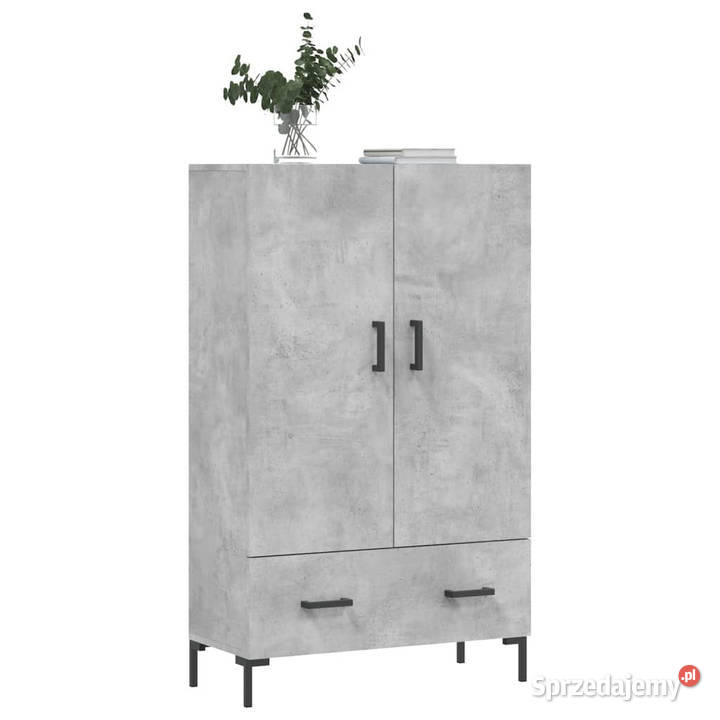 Wysoka szafka szarość betonu 695x31x115 WM828240 sprzedam
