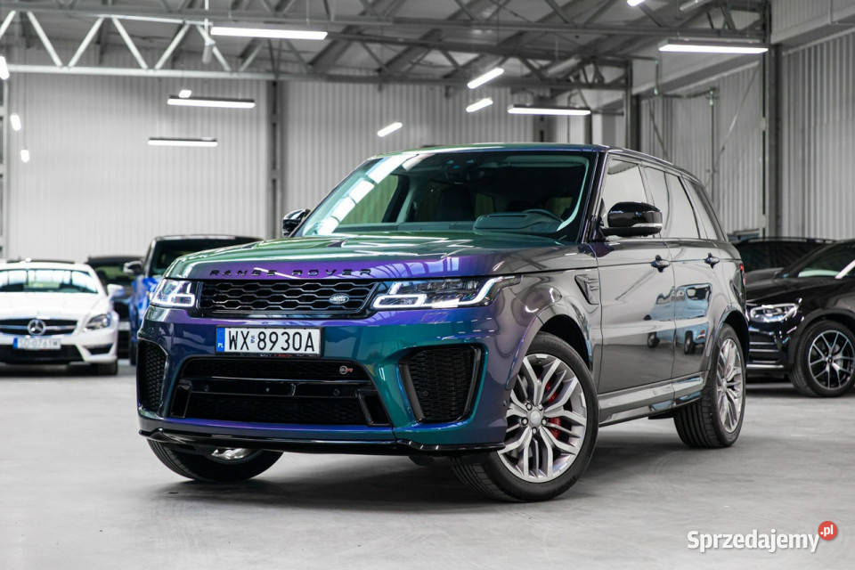 Land Rover Range Rover Sport SVR 50 V8 575 kamera cofania Motoryzacja małopolskie Węgrzce
