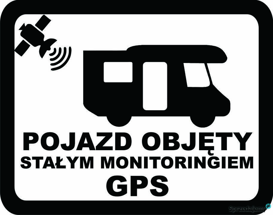Naklejka na Kampera Pojazd objety stałym Kraków
