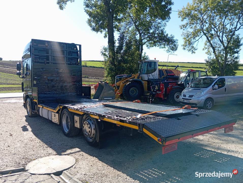 DAF XF 105460e5 AUTOLAWETA 6X2 welurowa tapicerka