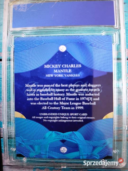 Mickey Mantle Card Kolekcje Gliwice sprzedam