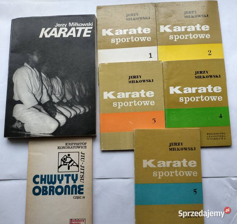 Karate Jerzy Miłkowski i Karate sportowe część Poradniki, albumy i reportaże Gdynia