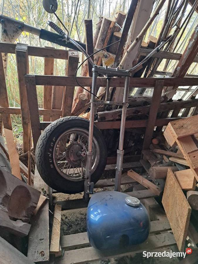 Junak M10 przod drag bobber chopper kolo lubelskie Lublin