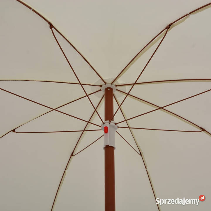 Parasol ogrodowy na stalowym słupku 240 piaskowy mazowieckie Warszawa
