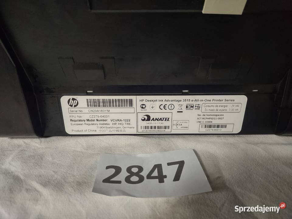 drukarka hp atramentowa Koronowo sprzedam