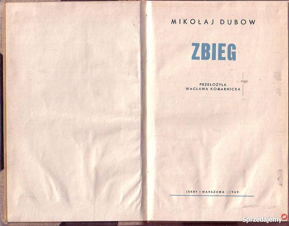 0135 ZBIEG MIKOŁAJ DUBOW sprzedam