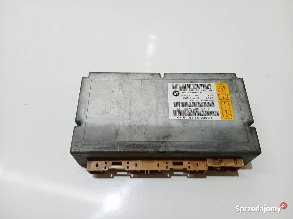 MODUŁ PODUSZEK POWIETRZNYCH BMW E60 E61 6940306 Strzyżewice