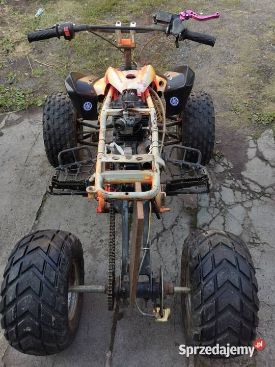 QUAD ATV 125 150 200 250 duża rama uszkodzony Pozostałe śląskie Ruda Śląska