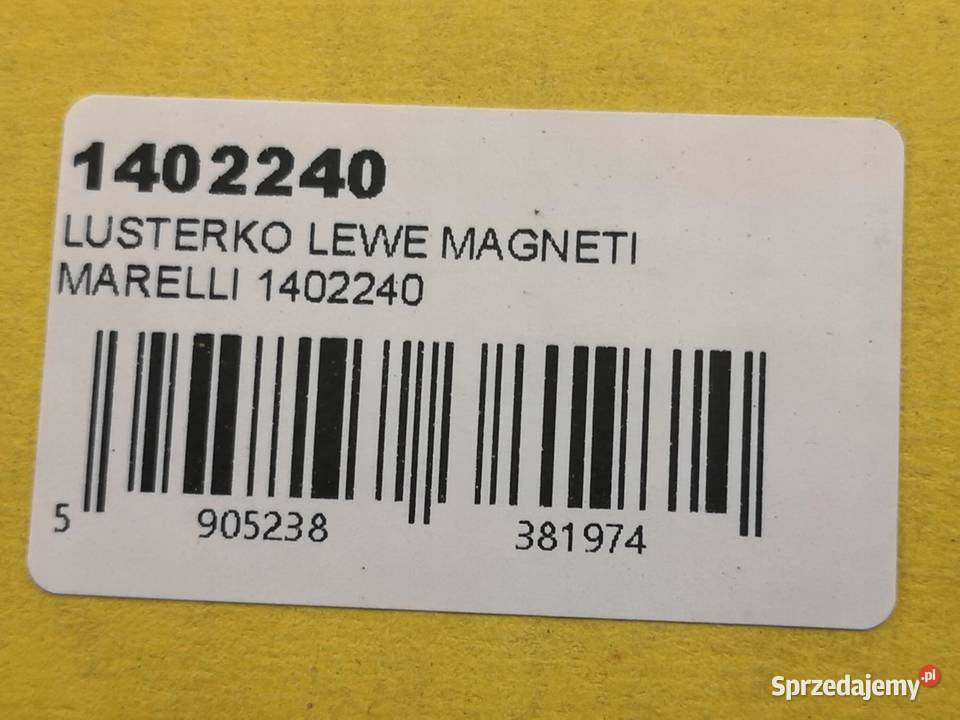 LUSTERKO LEWE FIAT TEMPRA 19901996 NOWE MAGNETI osobowe