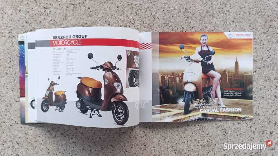 BENZHOU Motorcycle Broszura Prospekt Bytom