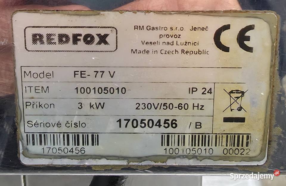 Frytownica podwójna elektryczna 33259 Warszawa