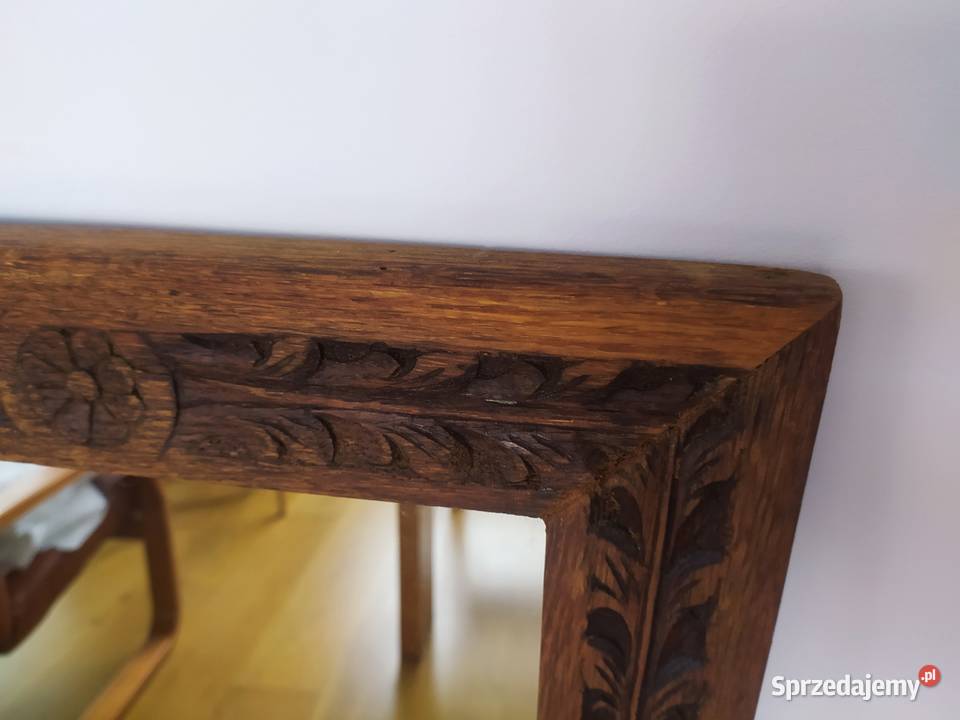 stare lustro dębowe w ramie szafie Pozostałe Warszawa